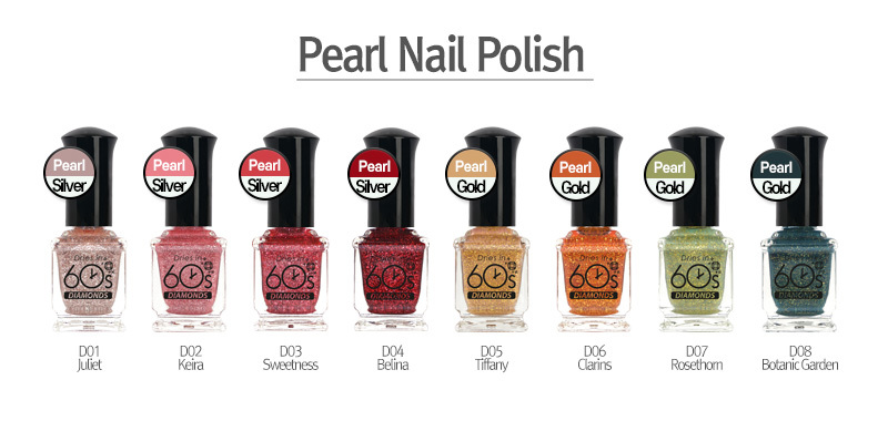 60 Seconds Nail Polish - Diamond Pearl Nail Polish colors