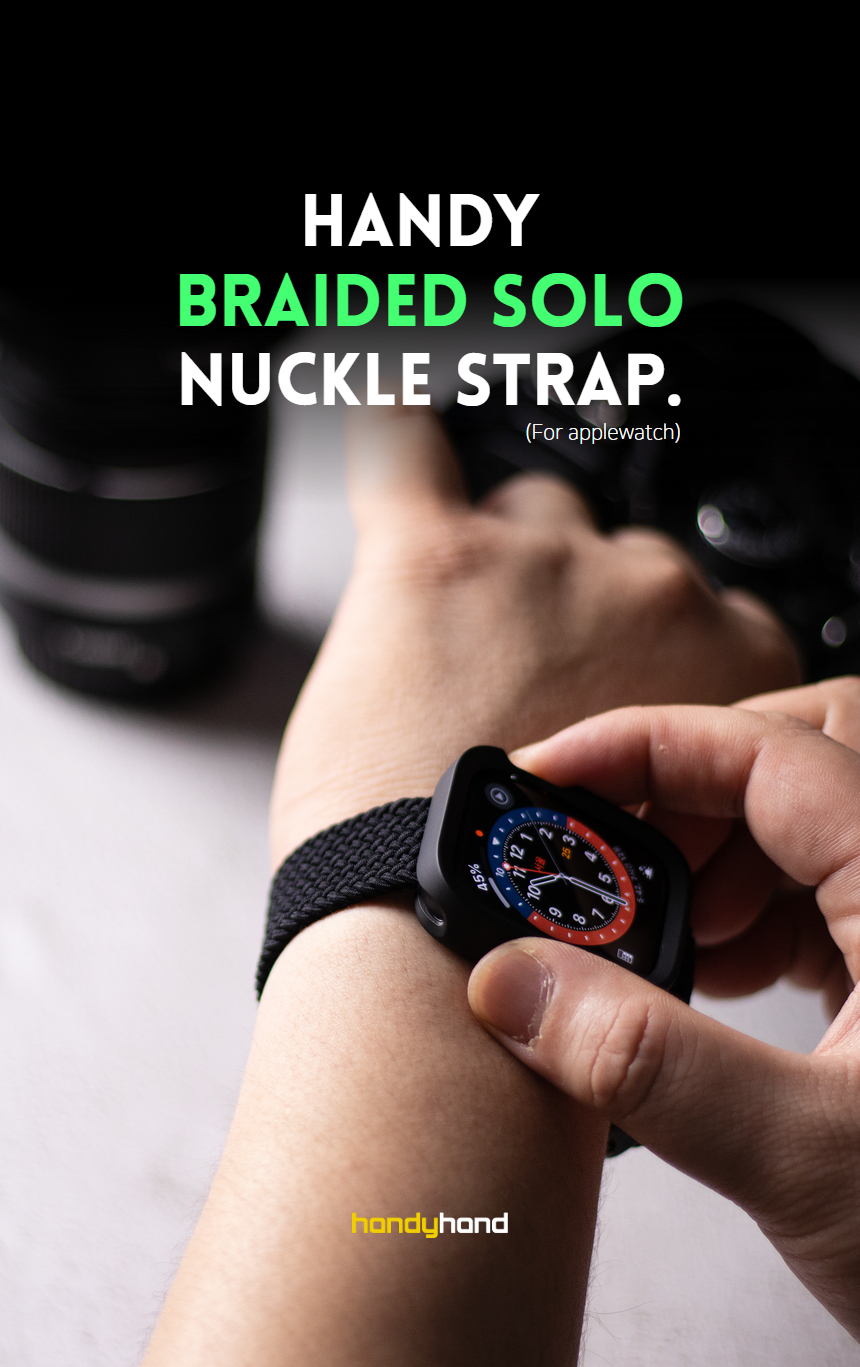 핸디핸드 애플워치 브레이드 너클 솔로루프 42mm/44mm/45mm/49mm 상세 이미지 2
