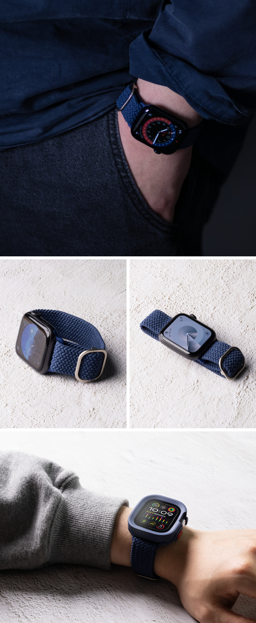 핸디핸드 애플워치 브레이드 너클 솔로루프 42mm/44mm/45mm/49mm 상세 이미지 19