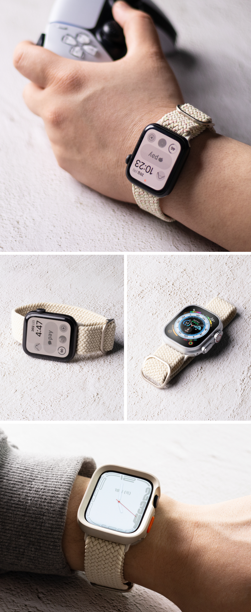 핸디핸드 애플워치 브레이드 너클 솔로루프 42mm/44mm/45mm/49mm 상세 이미지 21