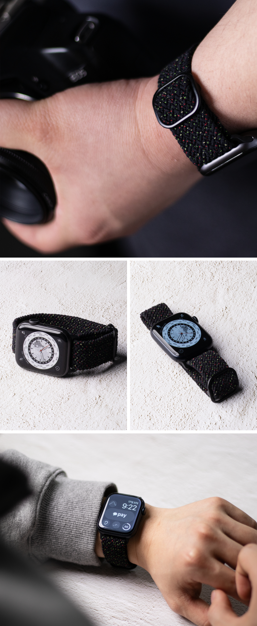 핸디핸드 애플워치 브레이드 너클 솔로루프 42mm/44mm/45mm/49mm 상세 이미지 23