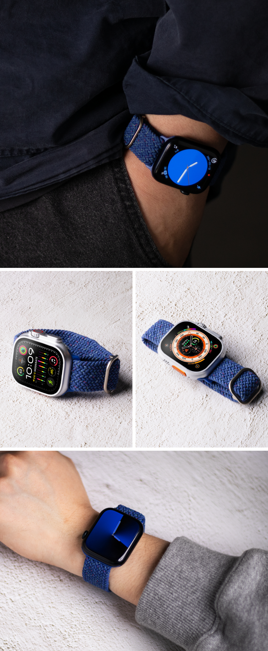 핸디핸드 애플워치 브레이드 너클 솔로루프 42mm/44mm/45mm/49mm 상세 이미지 25