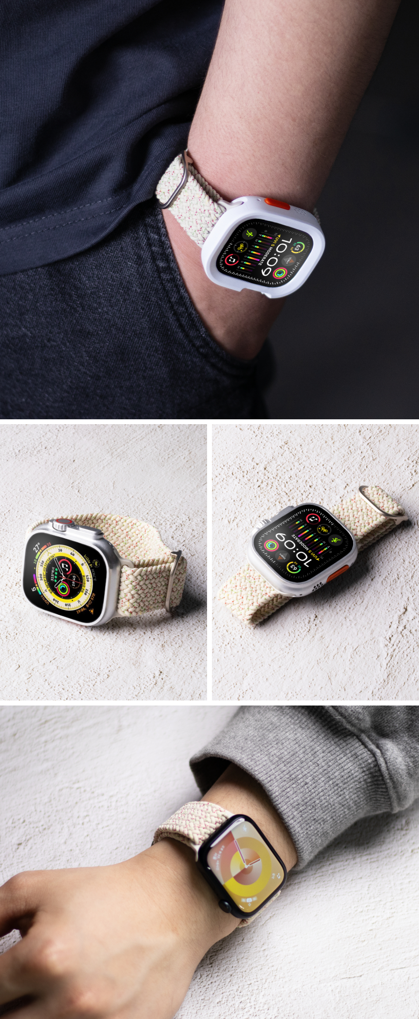 핸디핸드 애플워치 브레이드 너클 솔로루프 42mm/44mm/45mm/49mm 상세 이미지 27
