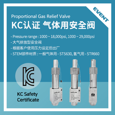 KC Certified Proportional Gas Relief Valve
