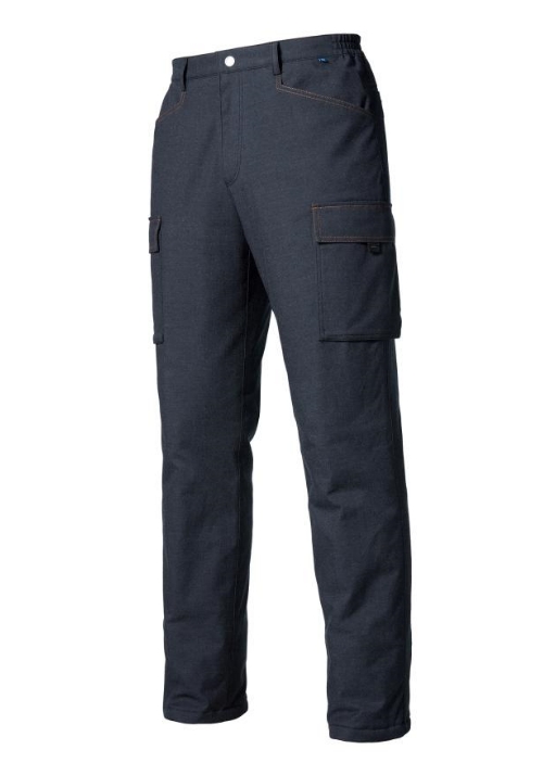 ZB-P1856 (차콜그레이/면60)지벤 추동 작업복 바지(패딩)