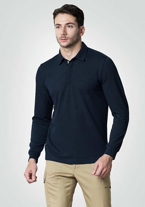 ZB-FAT01(네이비)지벤 긴팔 티셔츠(방염)