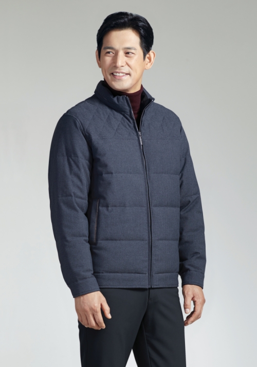 ZB-J1553 (멜란지그레이)지벤 추동 점퍼 근무복