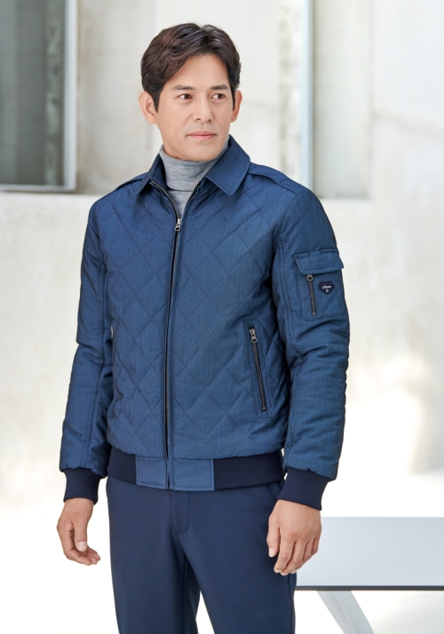 ZB-J1752 (스판/블루)지벤 추동 근무복 점퍼