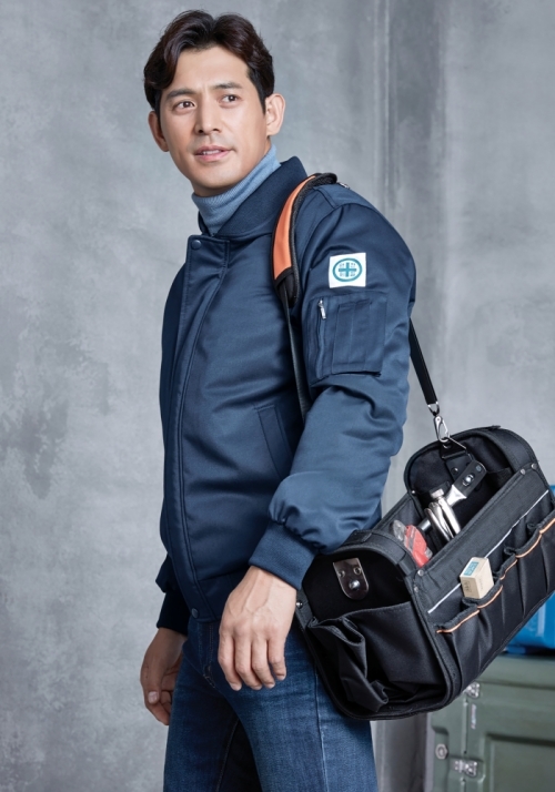 ZB-J182 (네이비)지벤 추동 작업복 점퍼