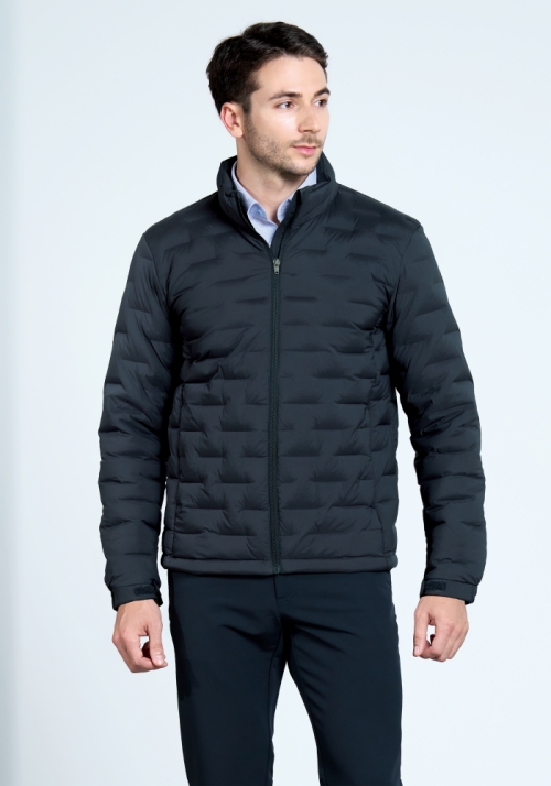 ZB-J2053 (멜란지 그레이)지벤 추동 점퍼 (덕다운)