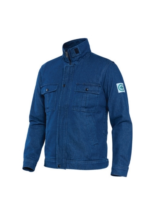 ZB-J654 (블루/면100)지벤 추동 작업복 점퍼