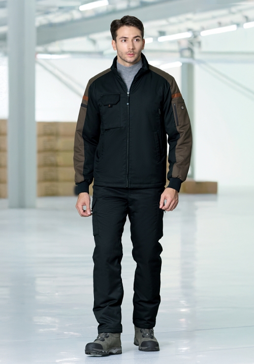 ZB-JP2356 상하세트지벤 추동작업복(블랙)