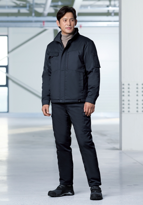 ZB-JP2454 상하세트(제전)지벤 추동작업복(다크그레이)