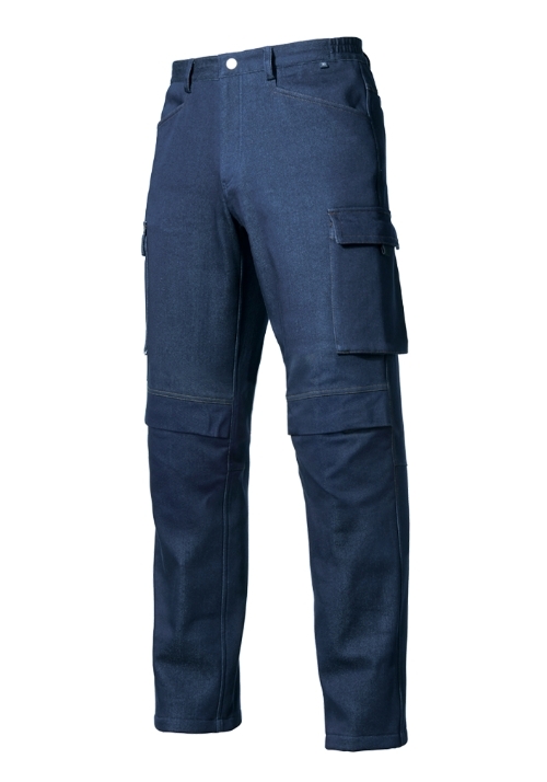 ZB-P1958 (네이비/면70)지벤 추동 작업복 바지