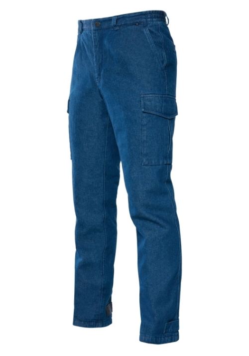 ZB-P654 (블루/면100)지벤 추동 작업복 바지