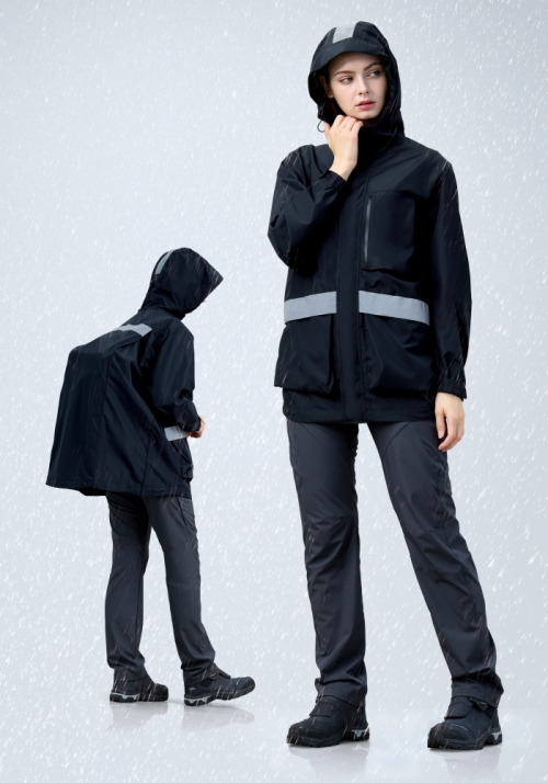 ZB-RJ2501 (블랙)지벤 우의 레인코트