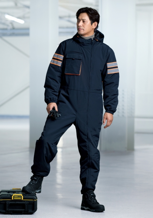 ZB-S2396(패딩)지벤 추동 정비복(네이비)