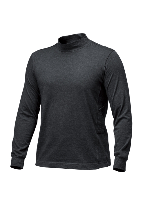 ZB-T2471(차콜,목폴라)지벤 작업복 티셔츠(면90)