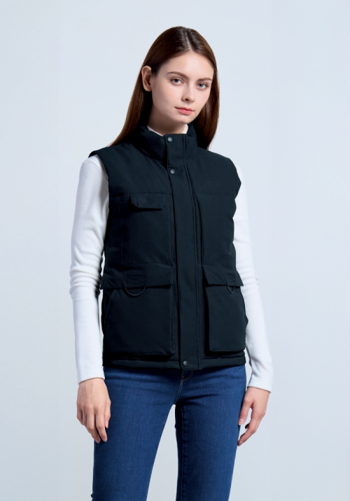 ZB-V2281 (네이비)지벤 추동작업복 조끼(웰론)