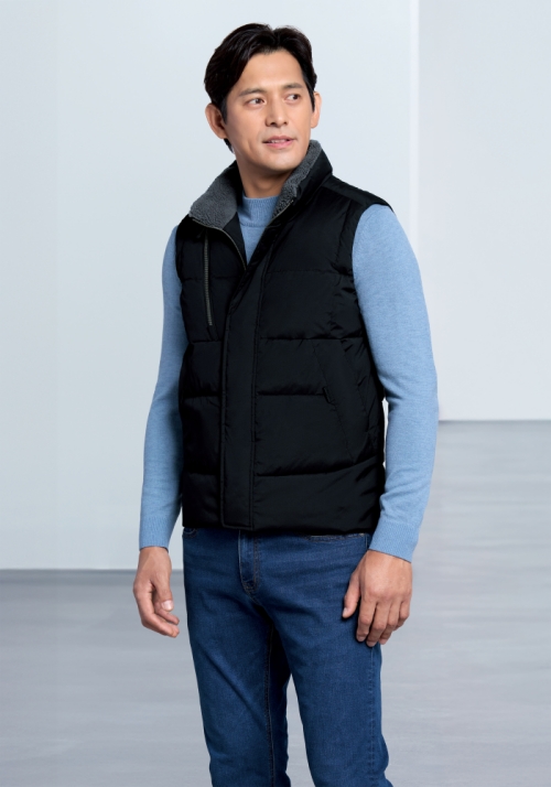 ZB-V2381 (블랙)지벤 추동작업복 조끼(덕다운)