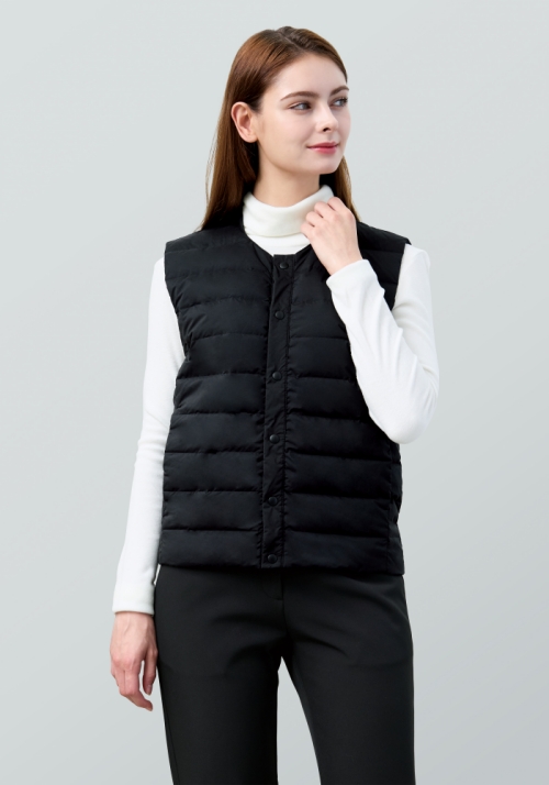 ZB-V2481 (블랙)지벤 추동작업복 조끼(발열)