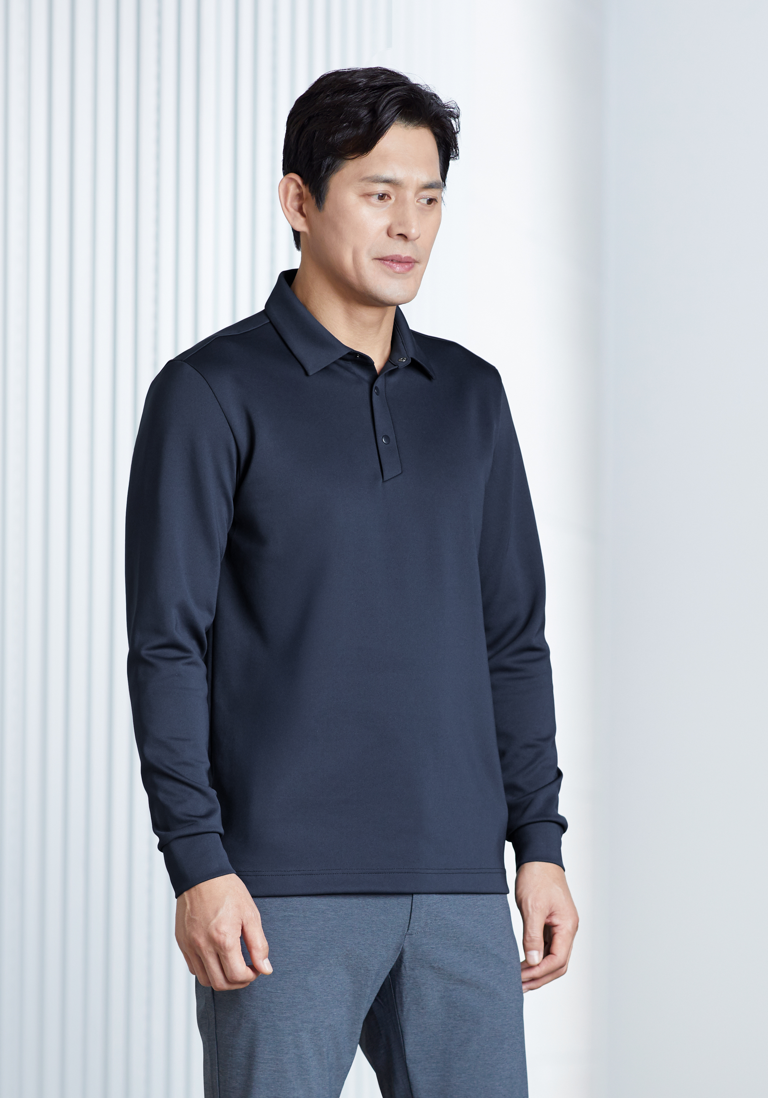 ZB-T2171 (다크네이비)지벤 작업복 티셔츠(간절기)