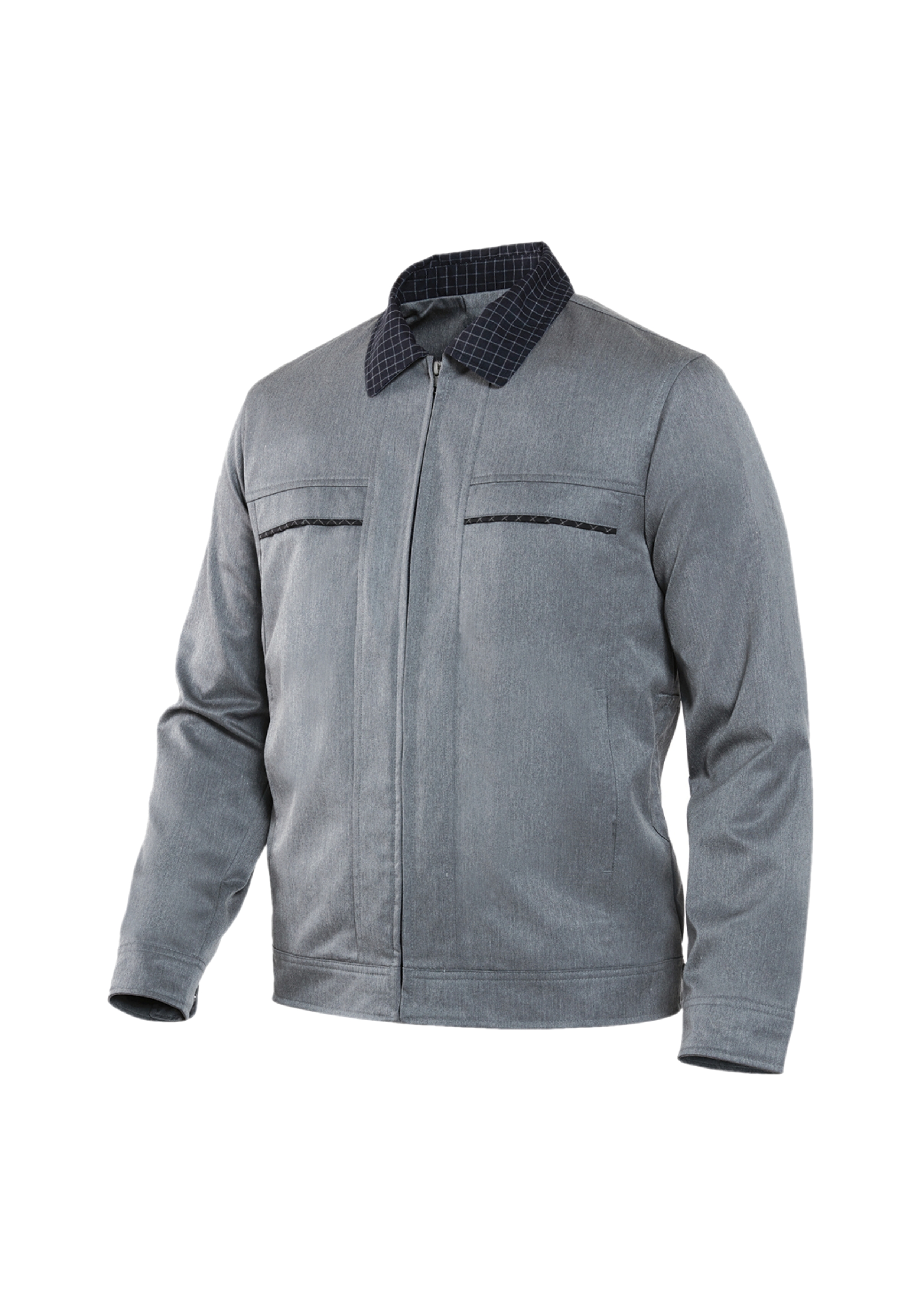 ZB-J304 (멜란지 그레이)지벤 사계절 작업복 상의