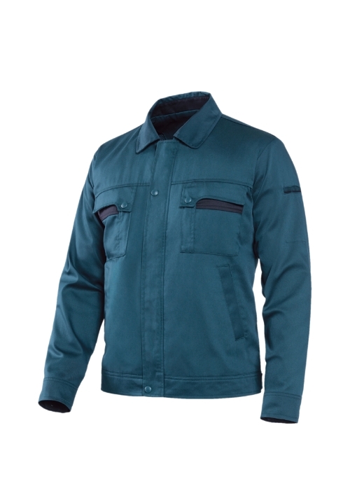 ZB-J120 (블루그린/면35)지벤 사계절 작업복 상의