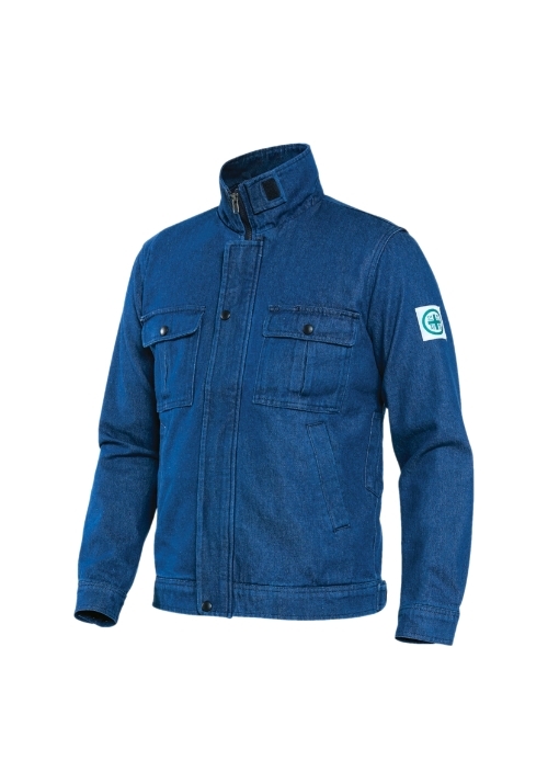 ZB-J706 (블루/면100)지벤 사계절 작업복 상의