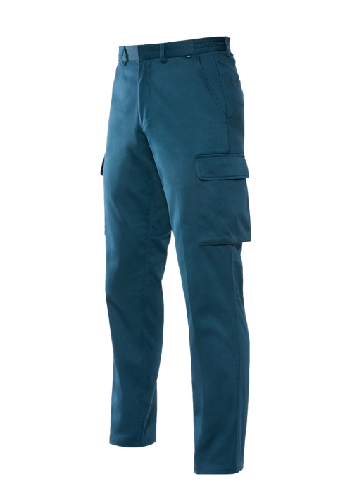 ZB-P120 (블루그린/면35)지벤 사계절 작업복 바지