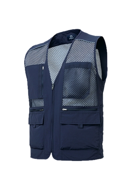 ZB-V1721(네이비)지벤 작업복 망사조끼