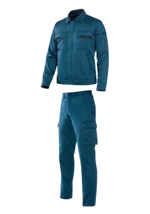 ZB-JP120 상하세트사계절작업복(블루그린/면35)