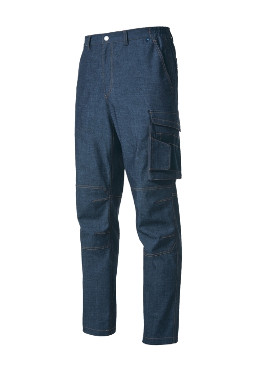 ZB-P1805 (블루/면74)지벤 사계절 작업복 바지