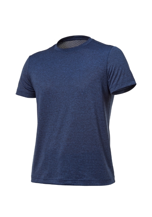 ZB-T1933 (멜란지 블루)지벤 반팔 라운드티셔츠