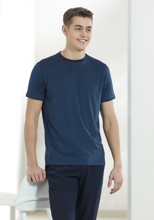 ZB-T2235 (네이비)지벤 반팔 라운드티셔츠(냉감)