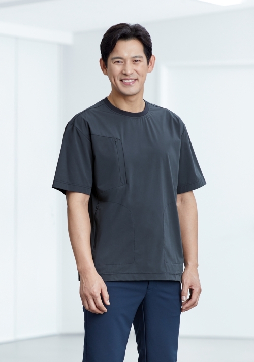 ZB-T2535 (다크그레이)지벤 반팔 라운드티셔츠