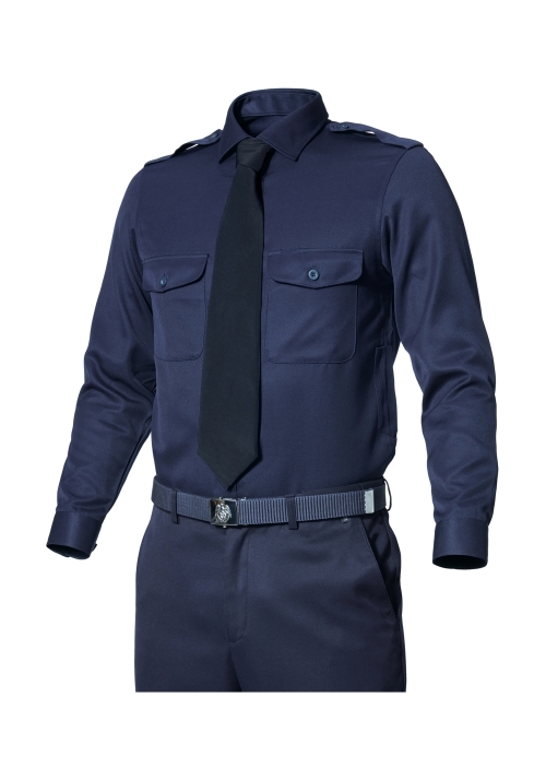 ZB-Y1043 (네이비)지벤 추동 경비복 셔츠