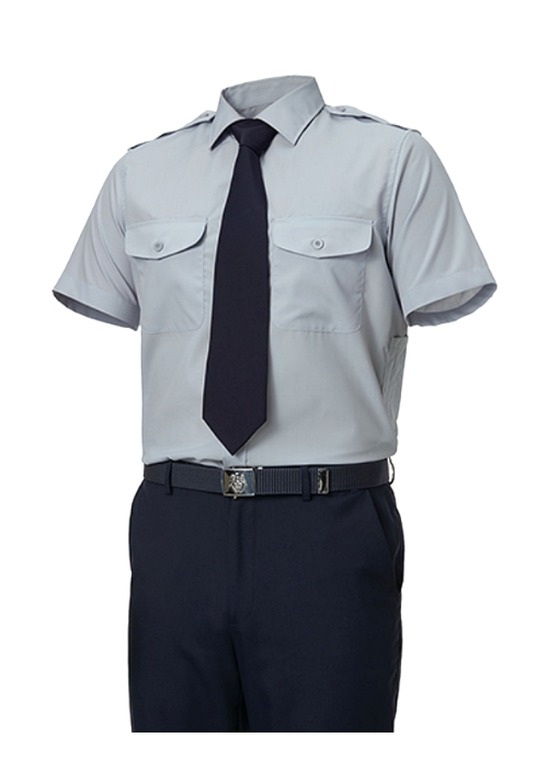 ZB-Y1046 (그레이)지벤 춘하 경비복 반팔 셔츠