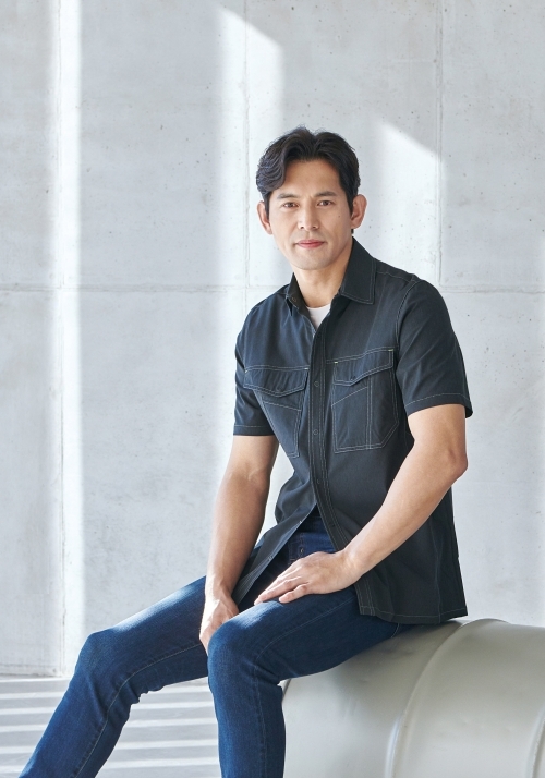 ZB-Y2041 (멜란지그레이) 춘하 작업복 셔츠(스트레치)