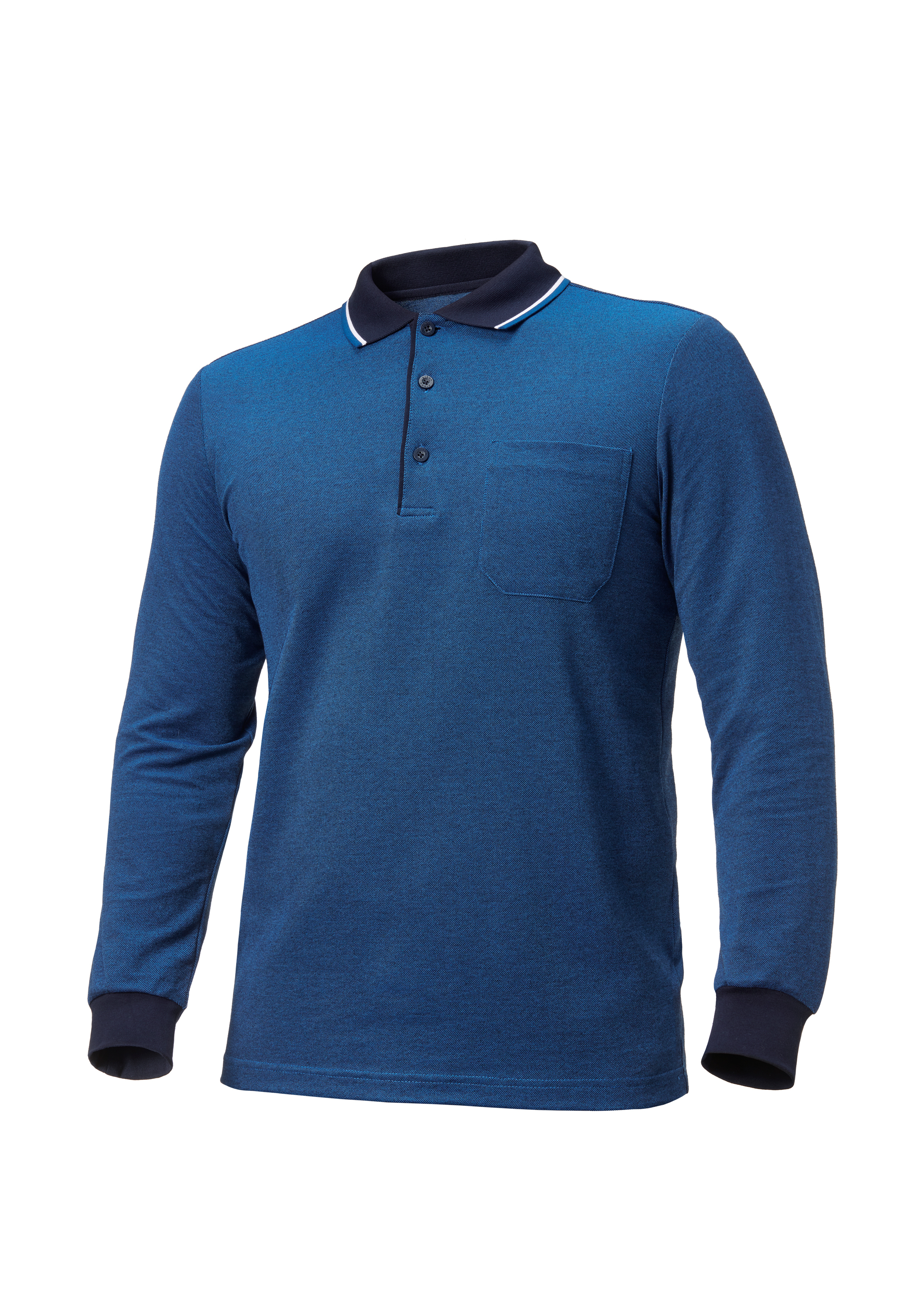 ZB-T1334 (멜란지인디고)지벤 긴팔 티셔츠(면55)