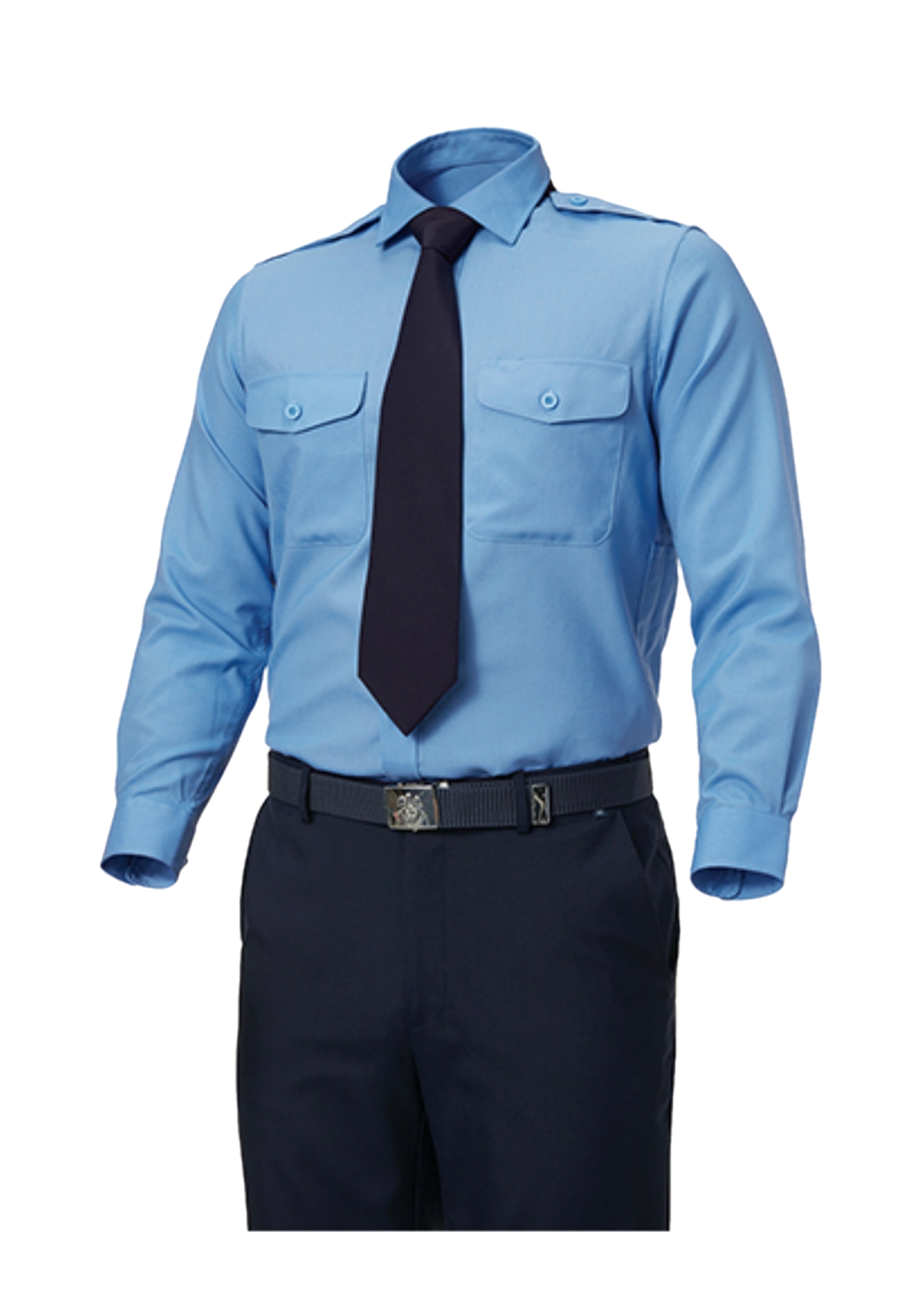 ZB-Y1041(스카이 블루)지벤 춘하 경비복 상의