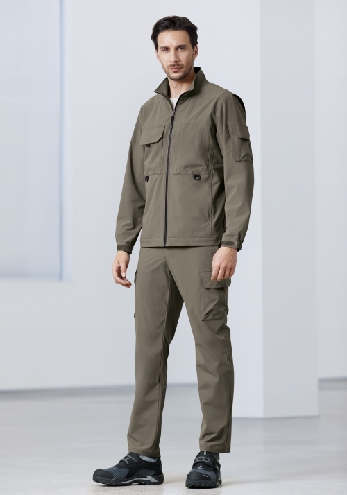 ZB-JP2503 상하세트지벤 작업복(다크베이지)