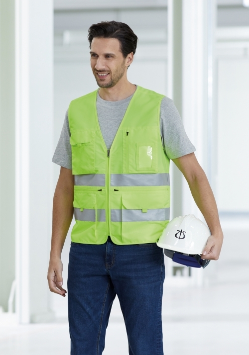 ZB-V2522(네온그린)지벤 작업복 안전조끼