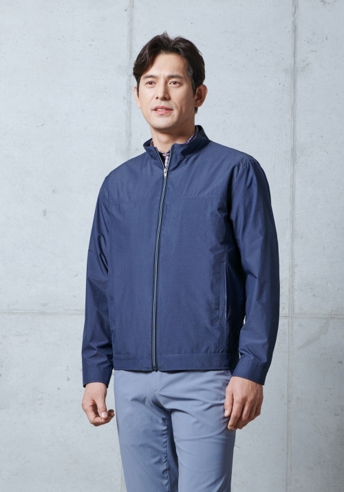 ZB-J1701 (멜란지네이비)지벤 춘하 오피스룩 점퍼