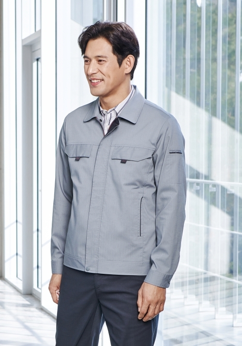 ZB-J2006 (그레이/제전복)지벤 춘하 작업복 점퍼