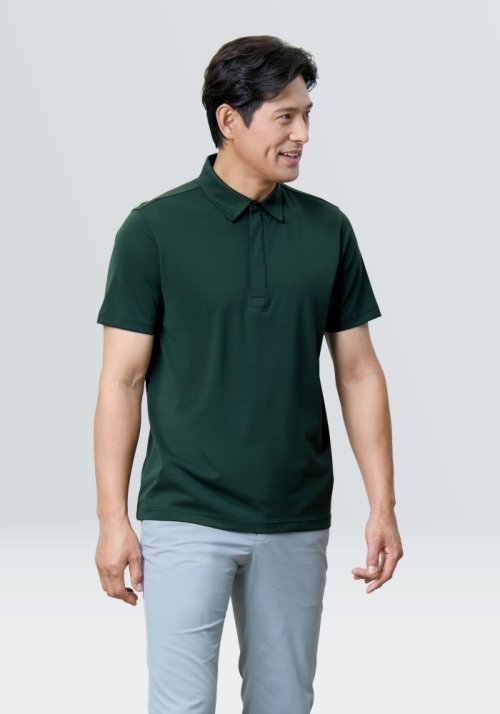 ZB-T2532 친환경소재소로나지벤 반팔 티셔츠(카키)