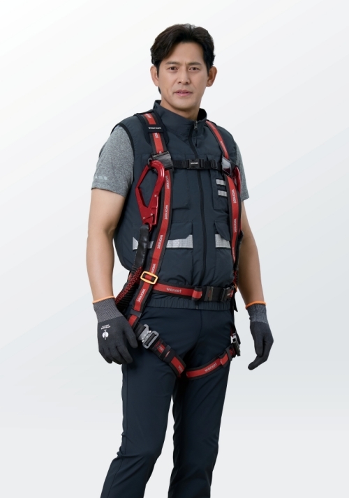 ZB-V2624(진그레이)지벤 여름 작업복 선풍기 조끼