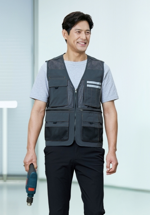 ZB-V2625(진그레이)지벤 여름 작업복 조끼