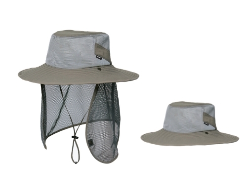 ZB-A262 (베이지)지벤 메쉬 차양막 모자
