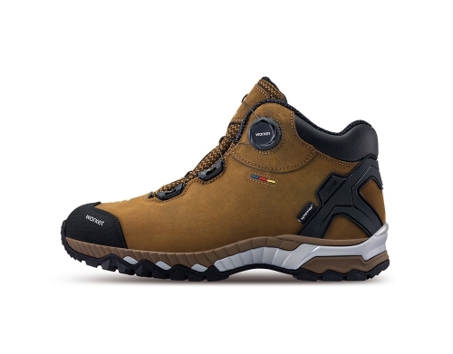 ZB-206 (브라운,천연소가죽)6인치 안전화(방수 다이얼)